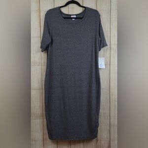 LuLaRoe Julia Dress - Gray